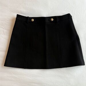 Versace Mini Skirt. Black. Size 40